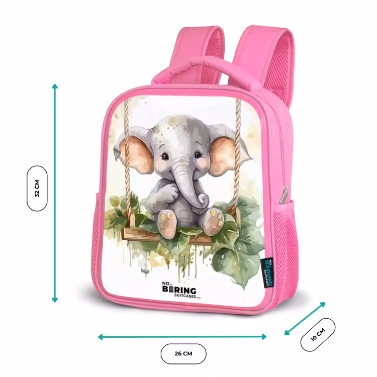 Kinderrugzak - Roze - Onno olifant — 3