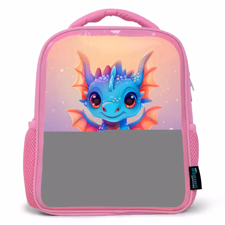 Kinderrugzak - Roze - Schattige baby draak — 1