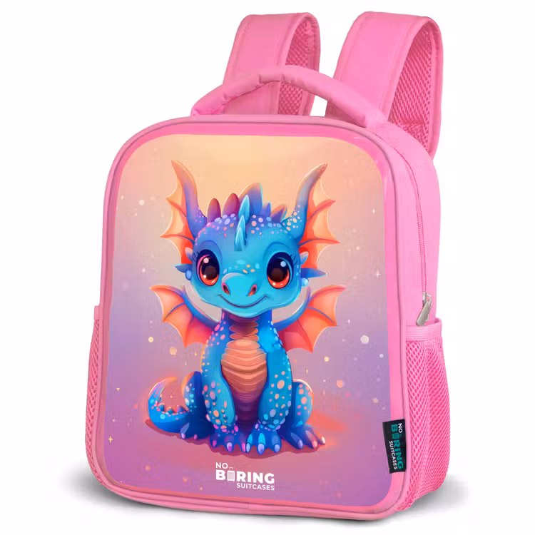 Kinderrugzak - Roze - Schattige baby draak — 4