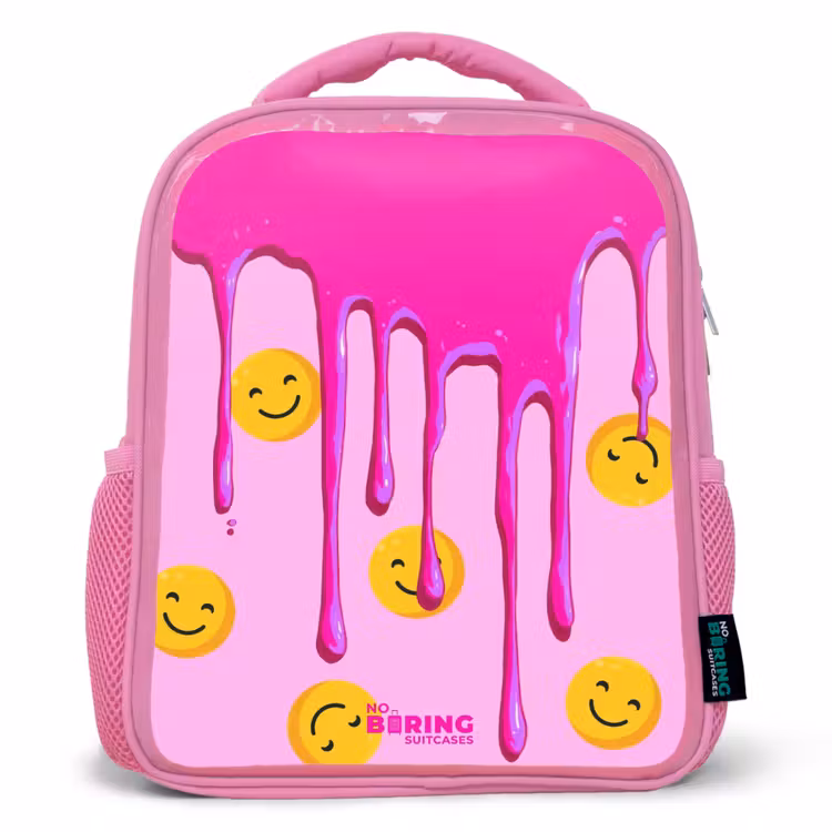 Kinderrugzak - Roze - Verf - Smiley - Roze — 1