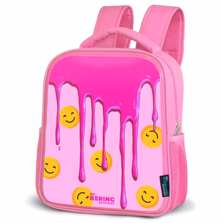 Kinderrugzak - Roze - Verf - Smiley - Roze — 4