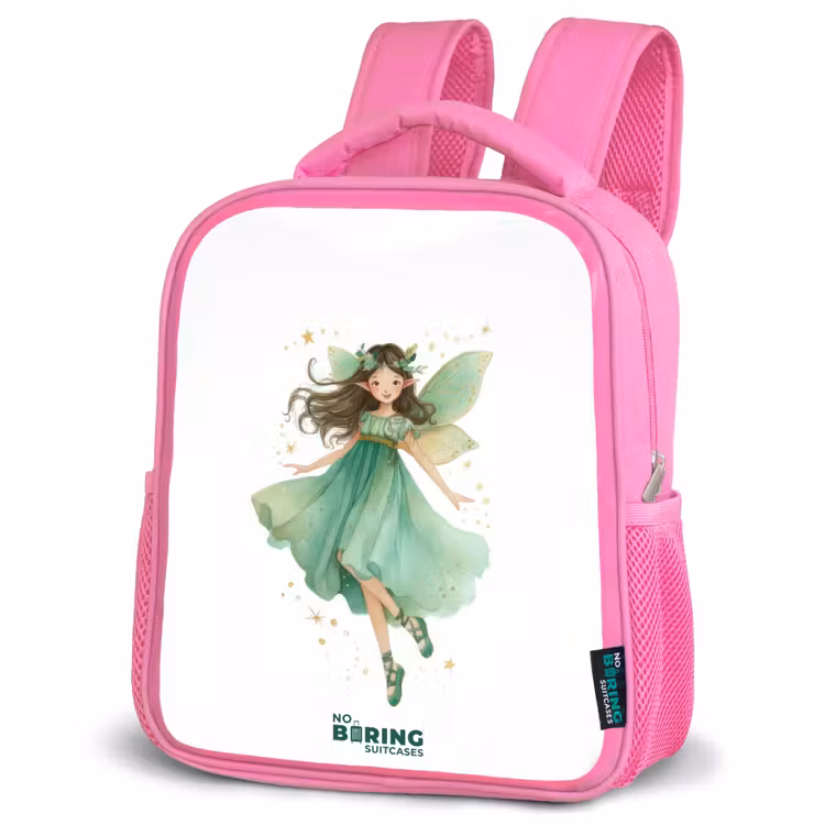 Kinderrugzak - Roze - Zwevende groene elf — 4