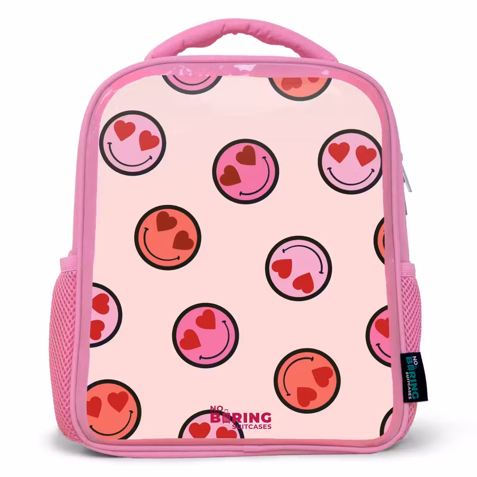 Kinderrugzak - Roze - Hartje - Smiley - Patroon — 1