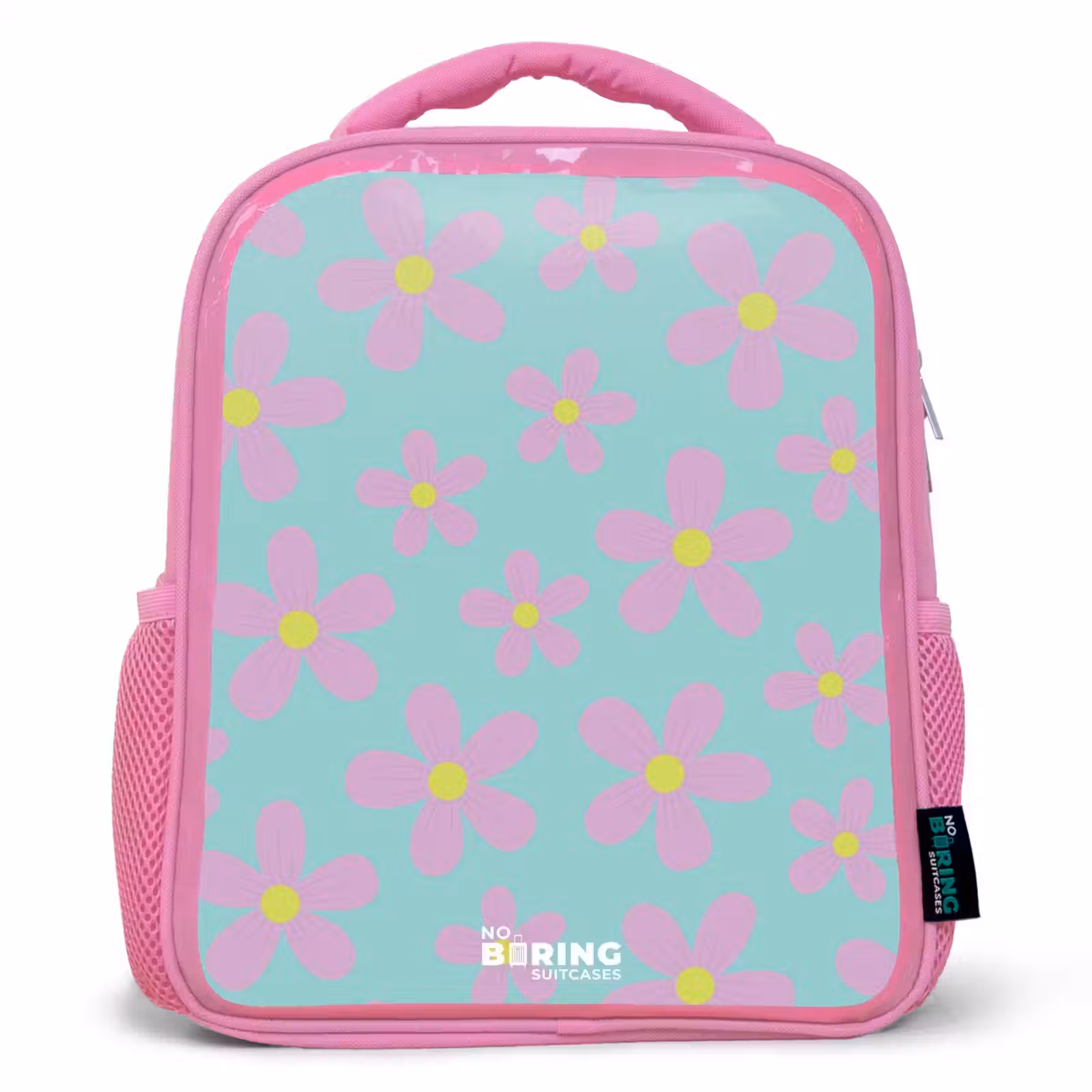 Kinderrugzak - Roze - Madeliefjesmania mint — 1