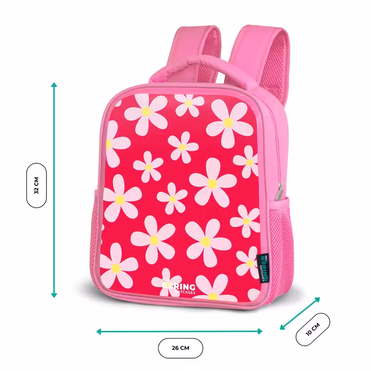 Kinderrugzak - Roze - Madeliefjesmania hotpink — 3