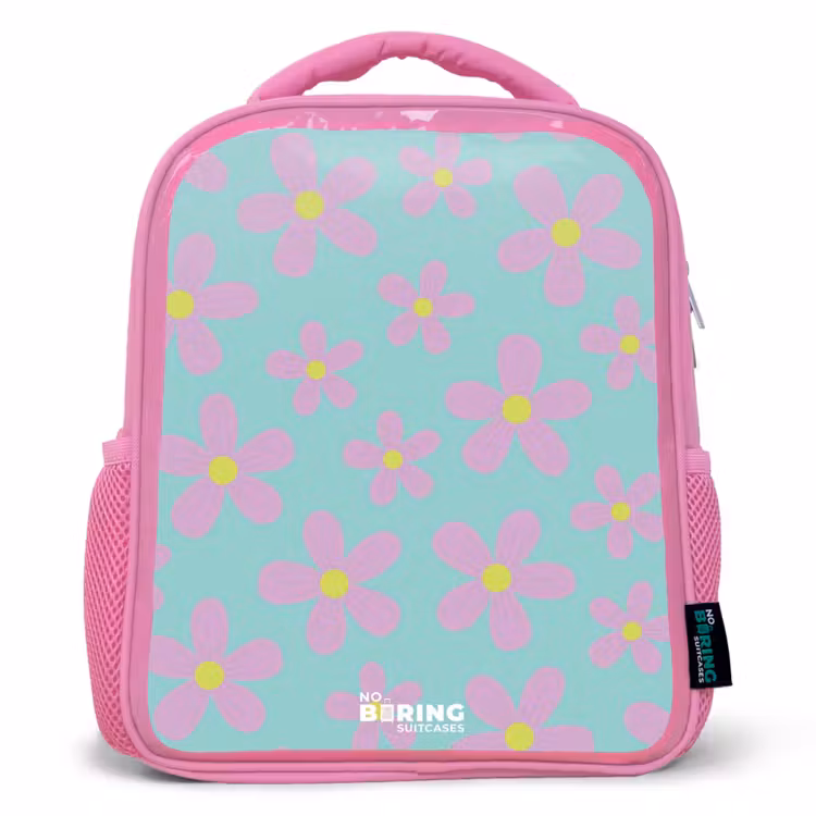 Kinderrugzak - Roze - Madeliefjesmania mint — 1
