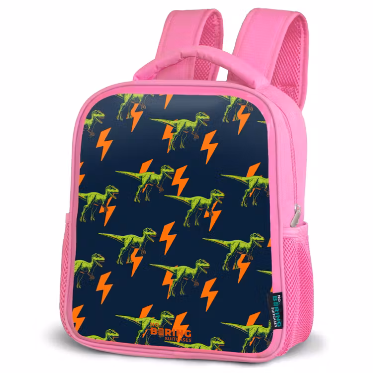 Kinderrugzak - Roze - Bliksemsnelle raptors β 4