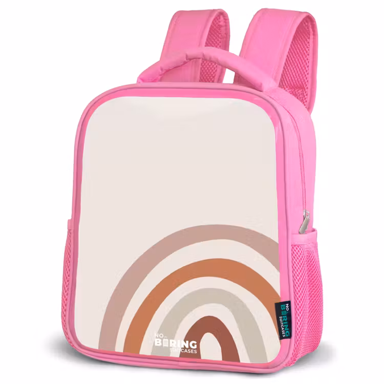 Kinderrugzak - Roze - Ruwe regenboog naturel — 4