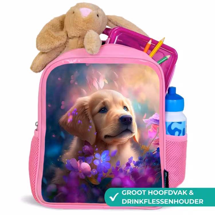 Kinderrugzak - Roze - Rudy Retriever — 2