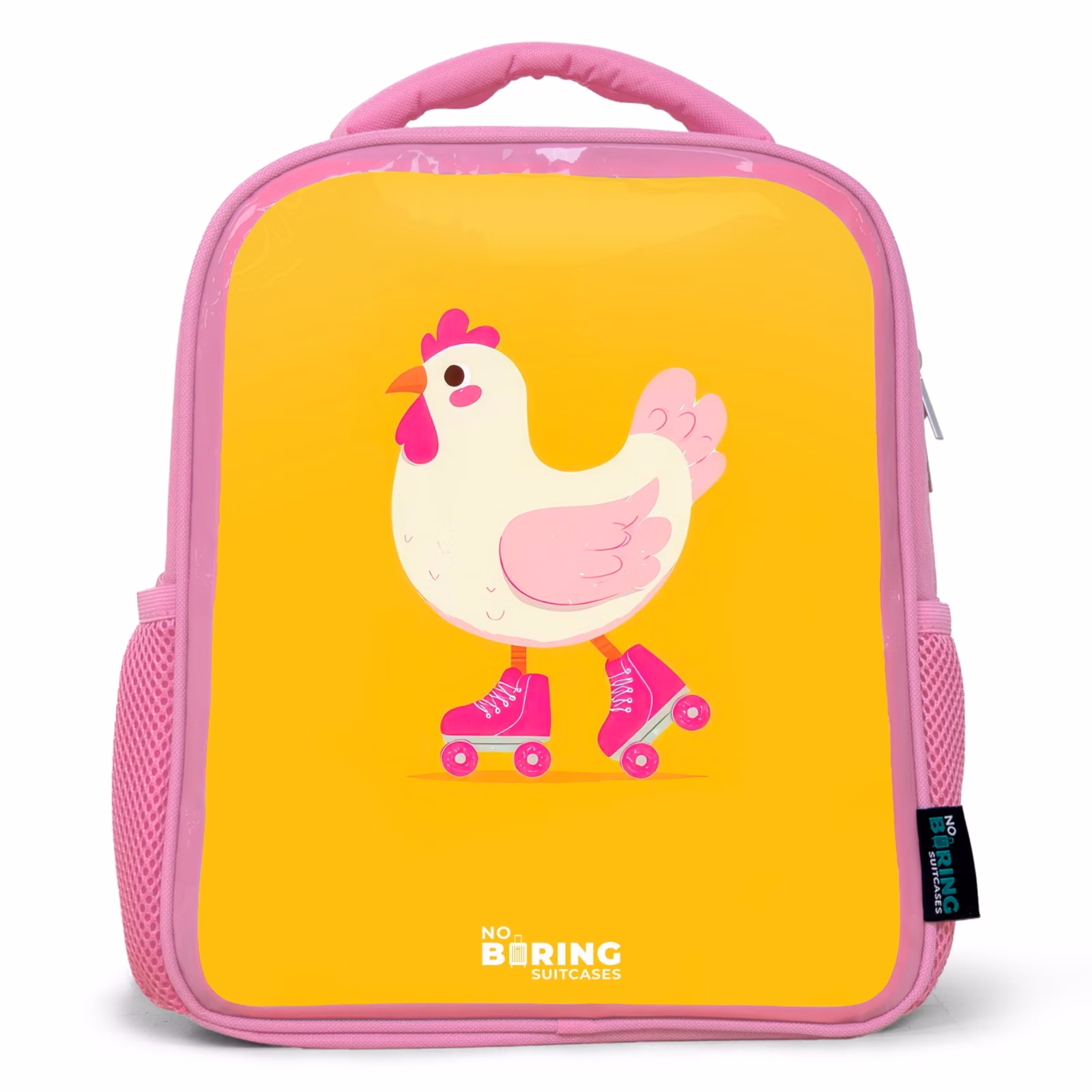 Kinderrugzak - Roze - Kip - Rolschaatsen - Geel — 1