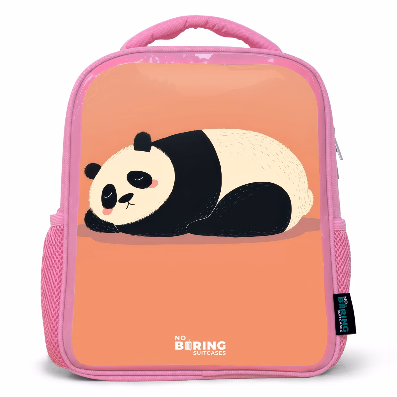 Kinderrugzak - Roze - Panda - Slapen - Oranje — 1