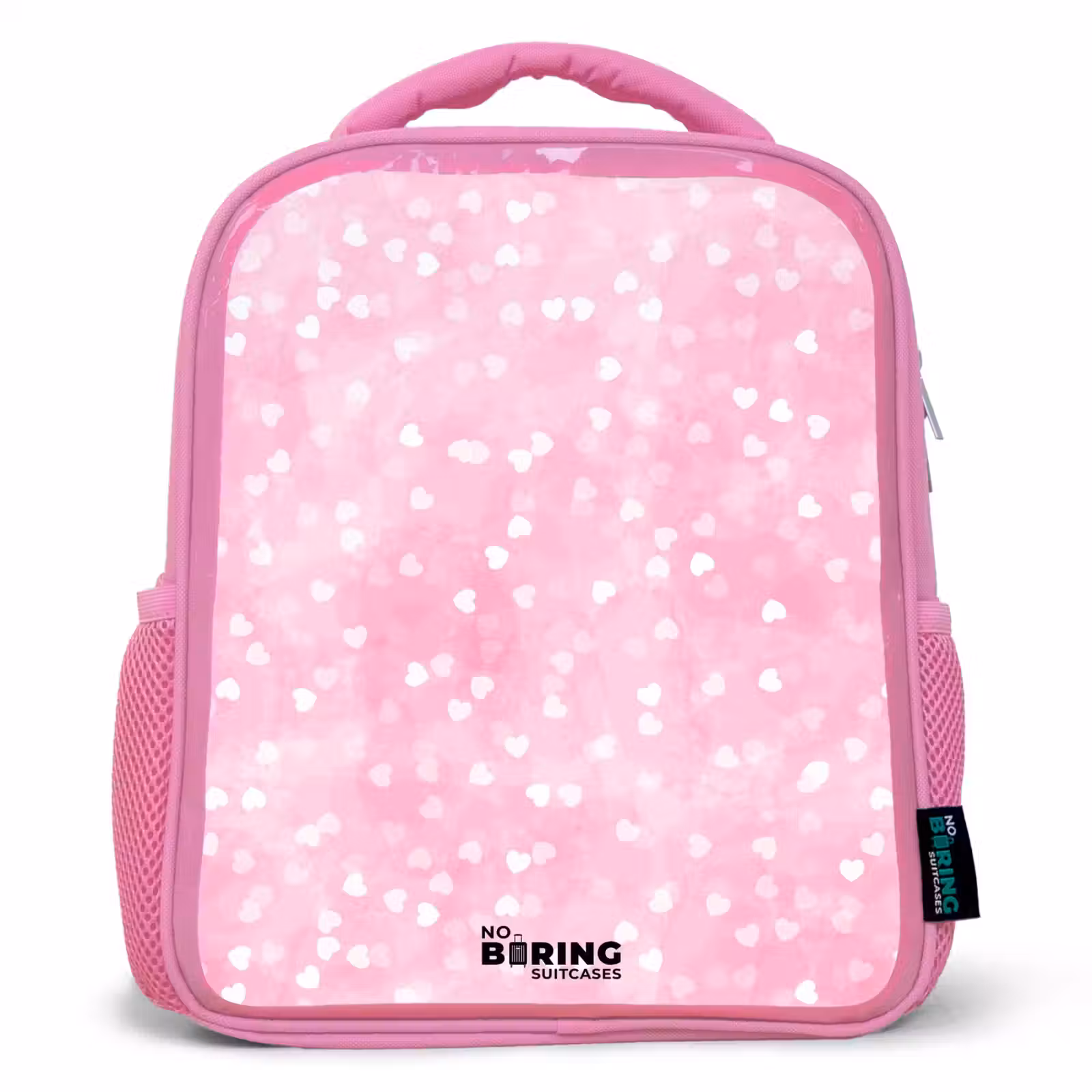 Kinderrugzak - Roze - Roze glitter hartjes — 1