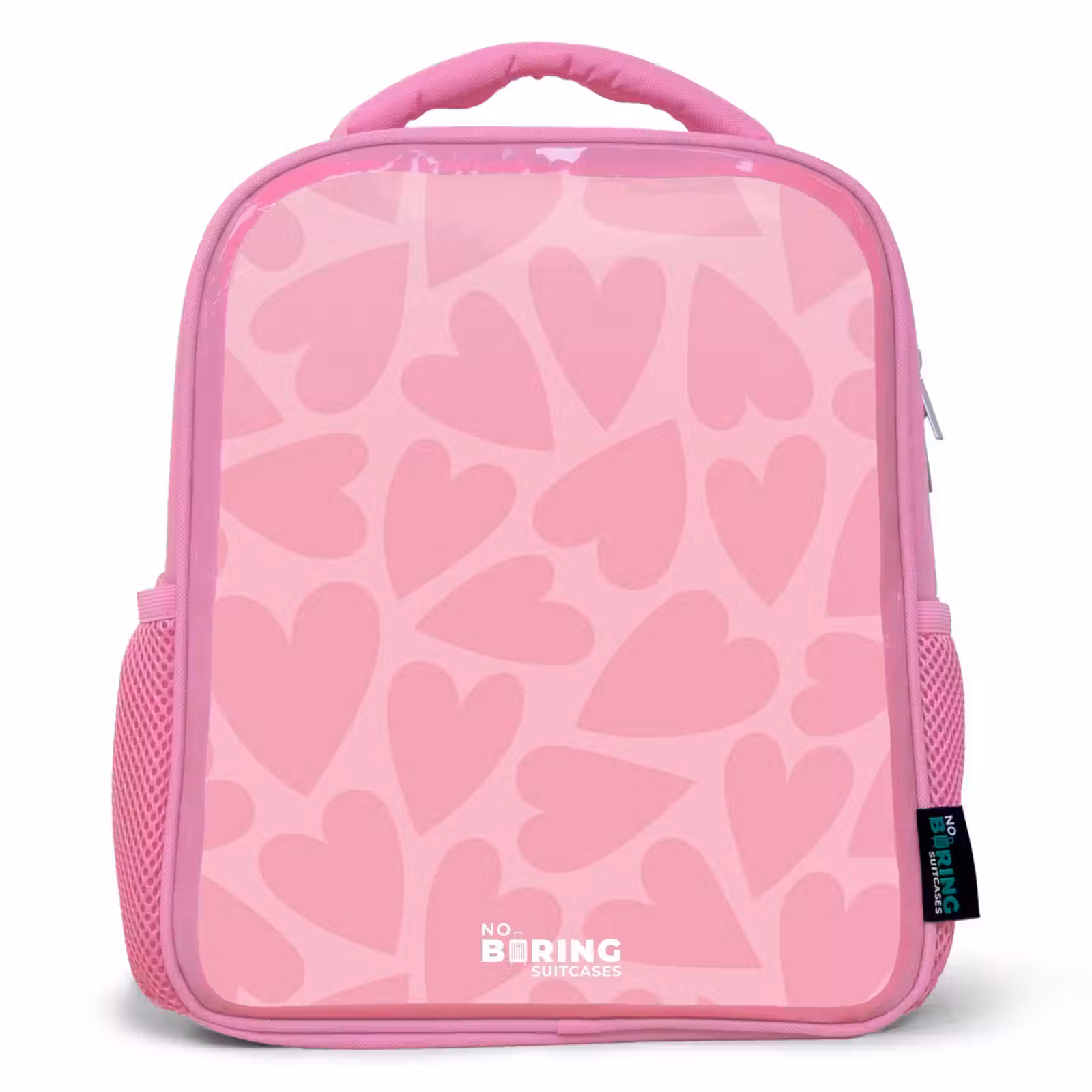 Kinderrugzak - Roze - Roze hartjes patroon — 1