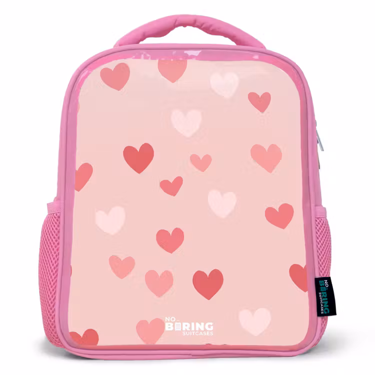Kinderrugzak - Roze - Hartjes — 1