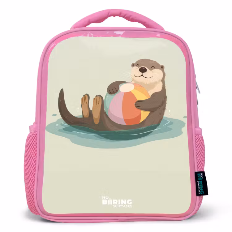 Kinderrugzak - Roze - Otter - Strandbal - Water — 1