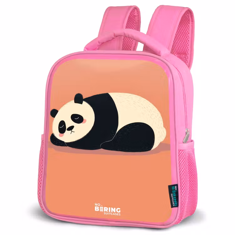 Kinderrugzak - Roze - Panda - Slapen - Oranje — 4