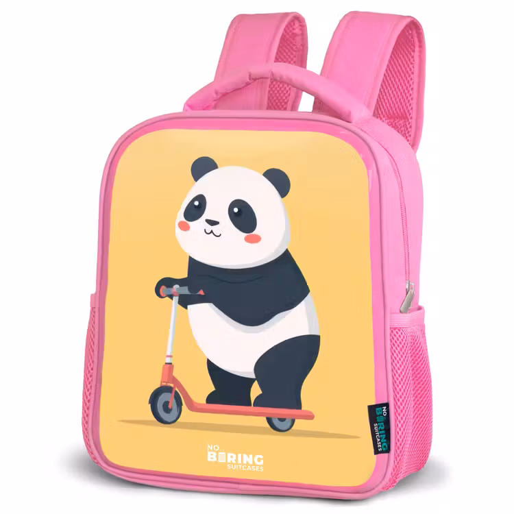 Kinderrugzak - Roze - Panda - Step - Geel — 4