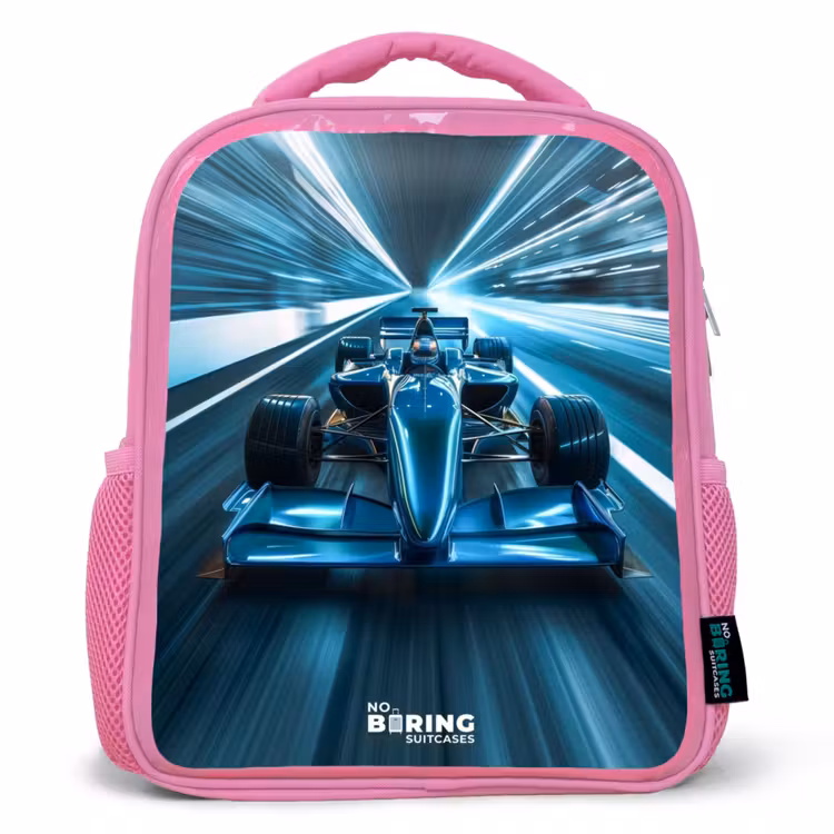 Kinderrugzak - Roze - Blazing blue — 1