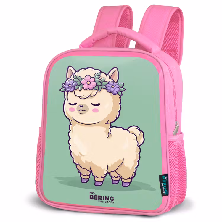 Kinderrugzak - Roze - Kawai - Alpaca - Groen β 4