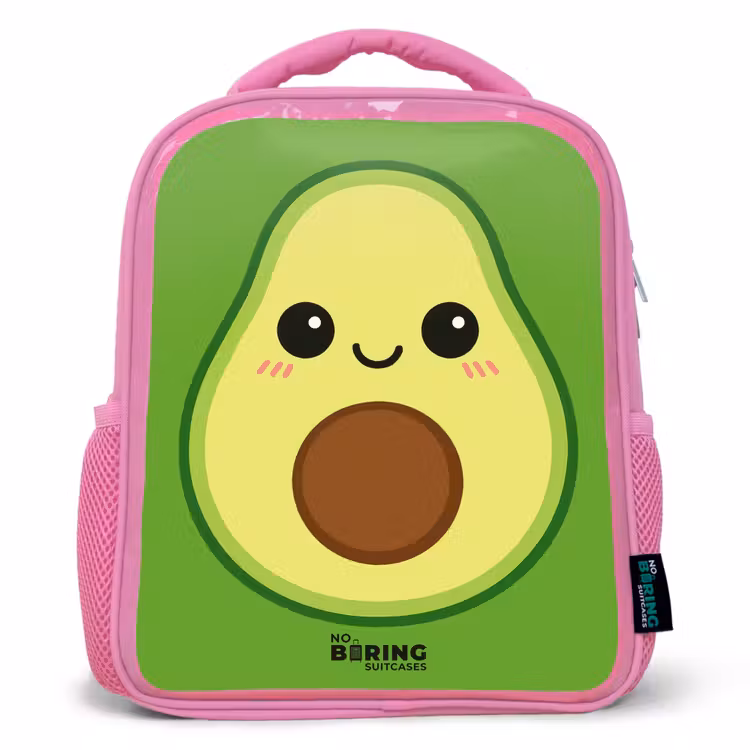 Kinderrugzak - Roze - Kawai - Avocado - Groen — 1