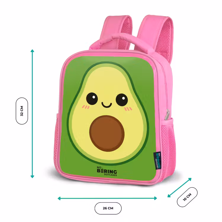 Kinderrugzak - Roze - Kawai - Avocado - Groen — 3