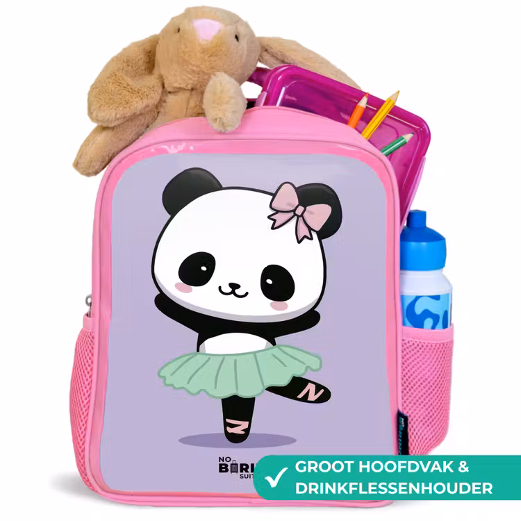 Kinderrugzak - Roze - Kawai - Ballet - Panda â 2
