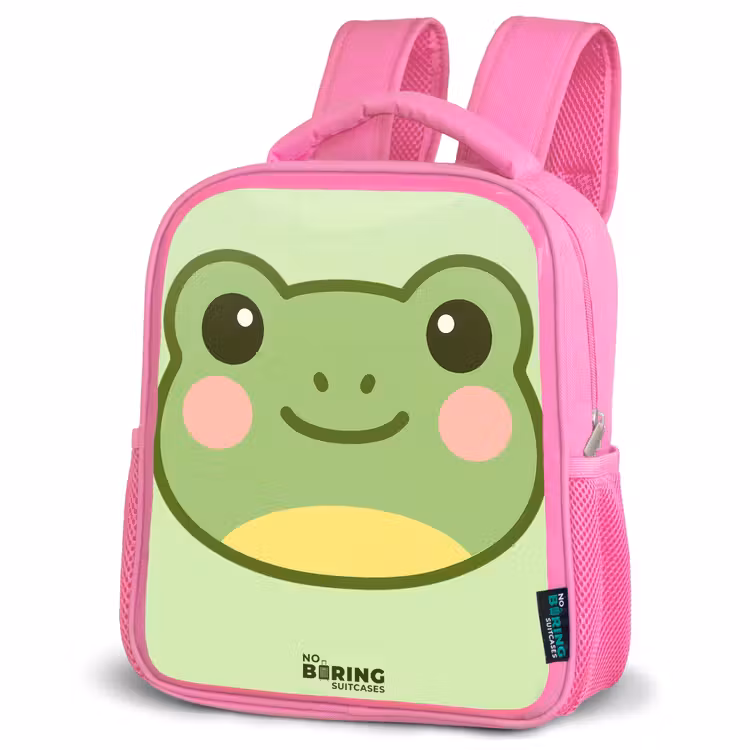 Kinderrugzak - Roze - Kawai - Kikker - Groen — 4