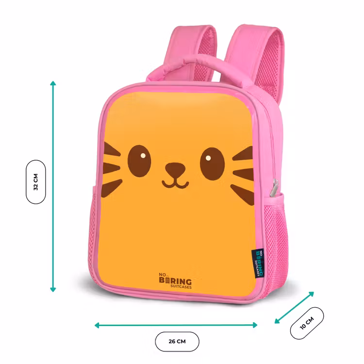 Kinderrugzak - Roze - Kawai - Tijger - Oranje — 3