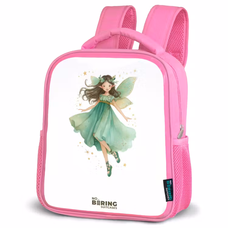 Kinderrugzak - Roze - Zwevende groene elf — 4