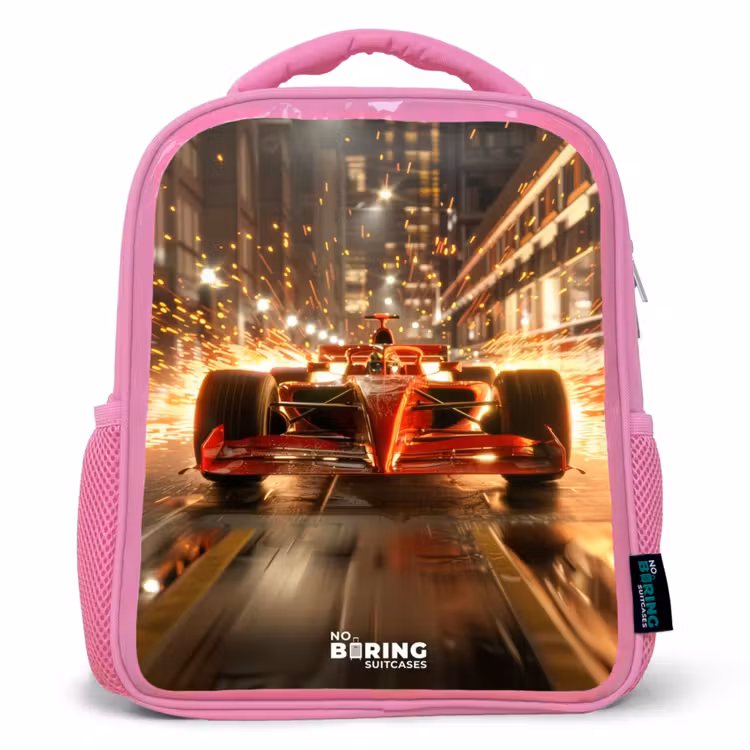 Kinderrugzak - Roze - Rapid red — 1
