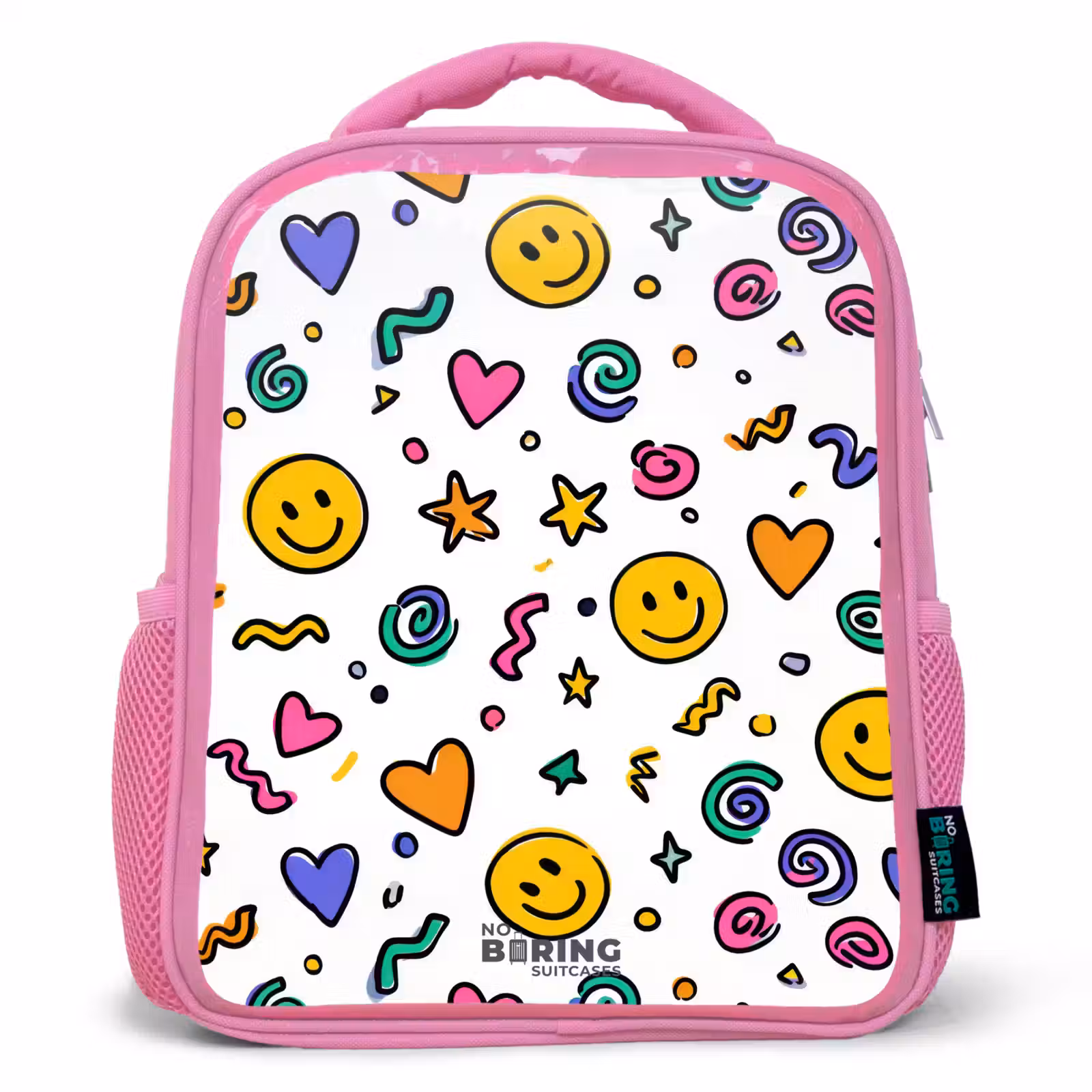 Kinderrugzak - Roze - Smiley - Hartje - Ster — 1
