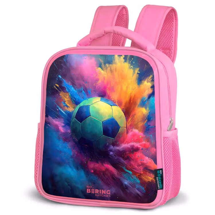 Kinderrugzak - Roze - Neon - Bal - Kleurrijk — 4