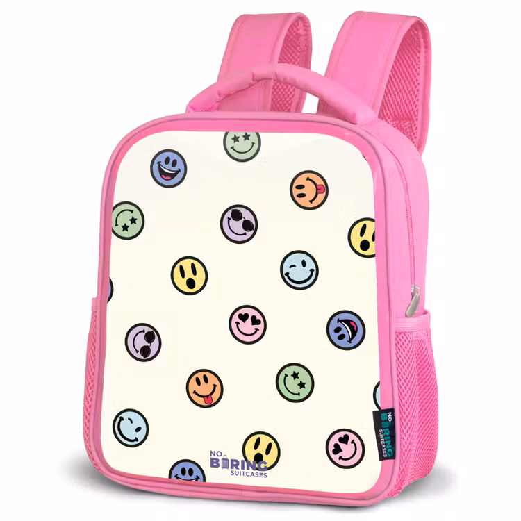 Kinderrugzak - Roze - Speelse smiley-mix — 4