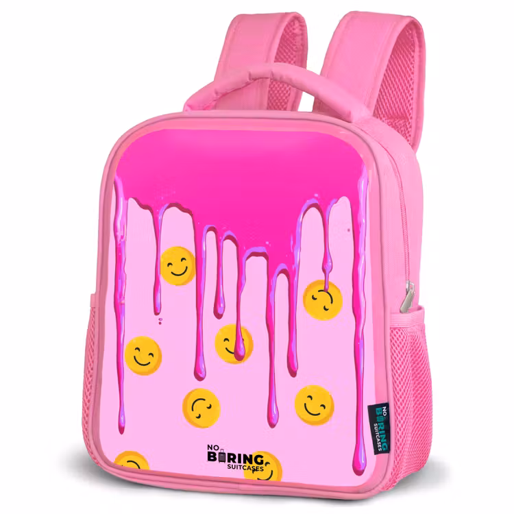 Kinderrugzak - Roze - Verf - Smiley - Roze — 4