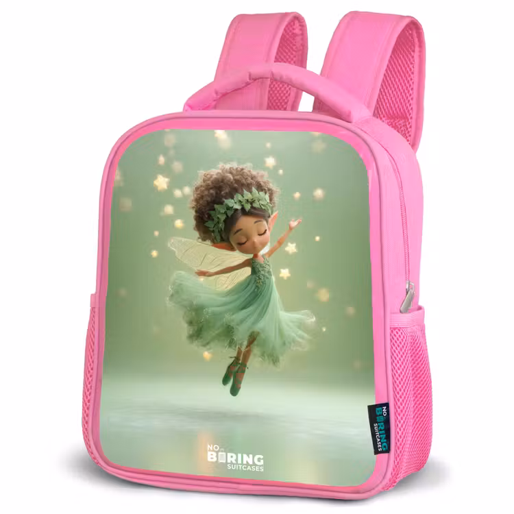 Kinderrugzak - Roze - Dansende fee in groen licht — 4