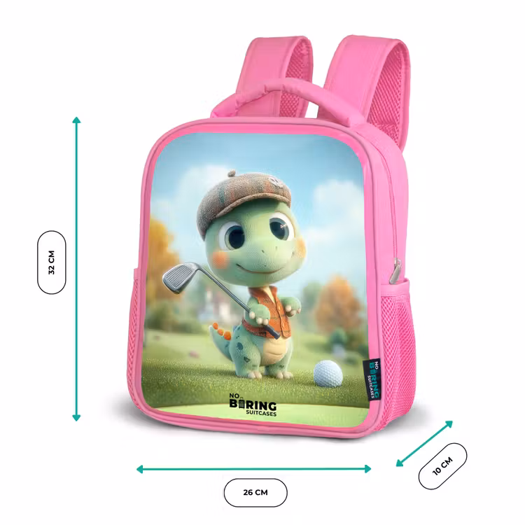 Kinderrugzak - Roze - Golf - Dino - Groen — 3