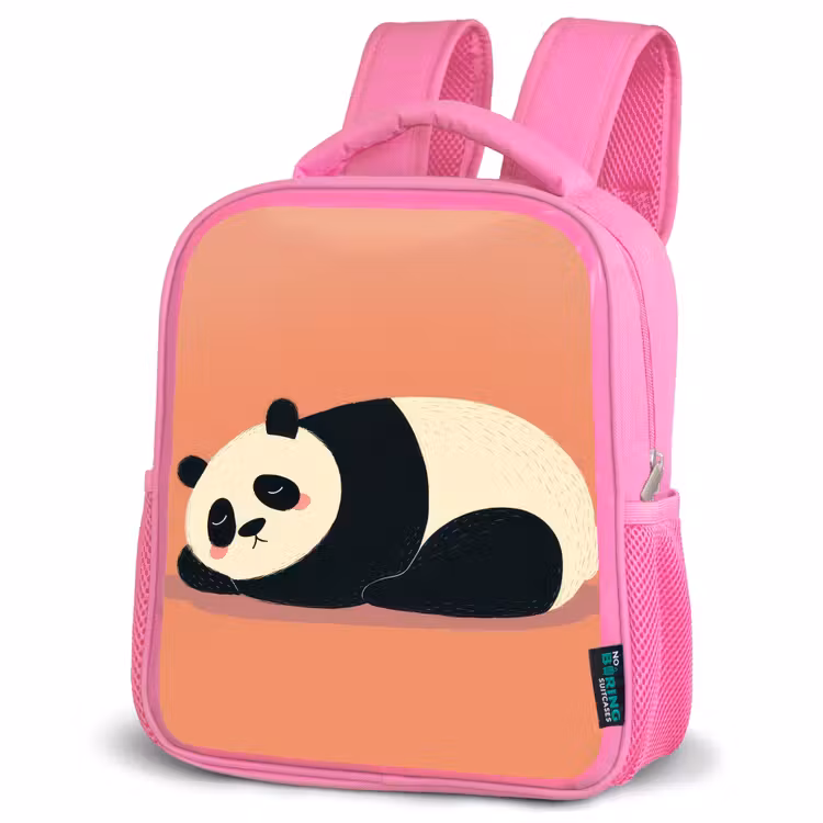 Kinderrugzak - Roze - Panda - Slaap - Oranje — 4