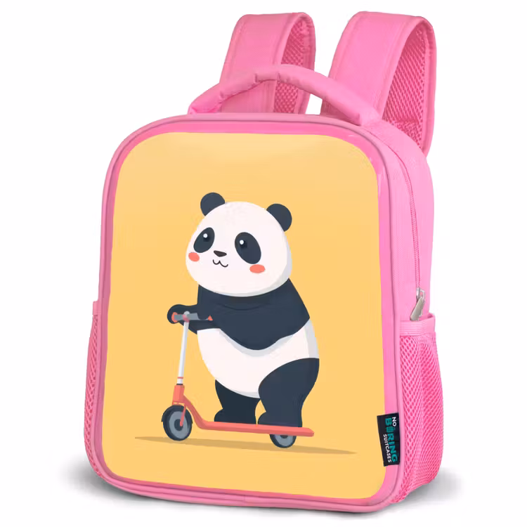 Kinderrugzak - Roze - Panda - Step - Geel — 4