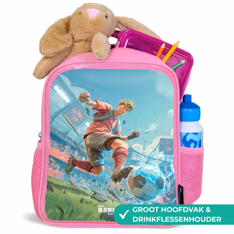 Kinderrugzak - Roze - Voetbal - Jongen - Stadion - Elektrisch — 2