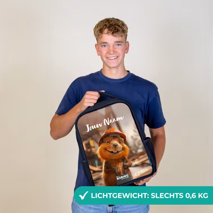 Kinderrugzak - Zwart - Bertus Bouwbever — 2