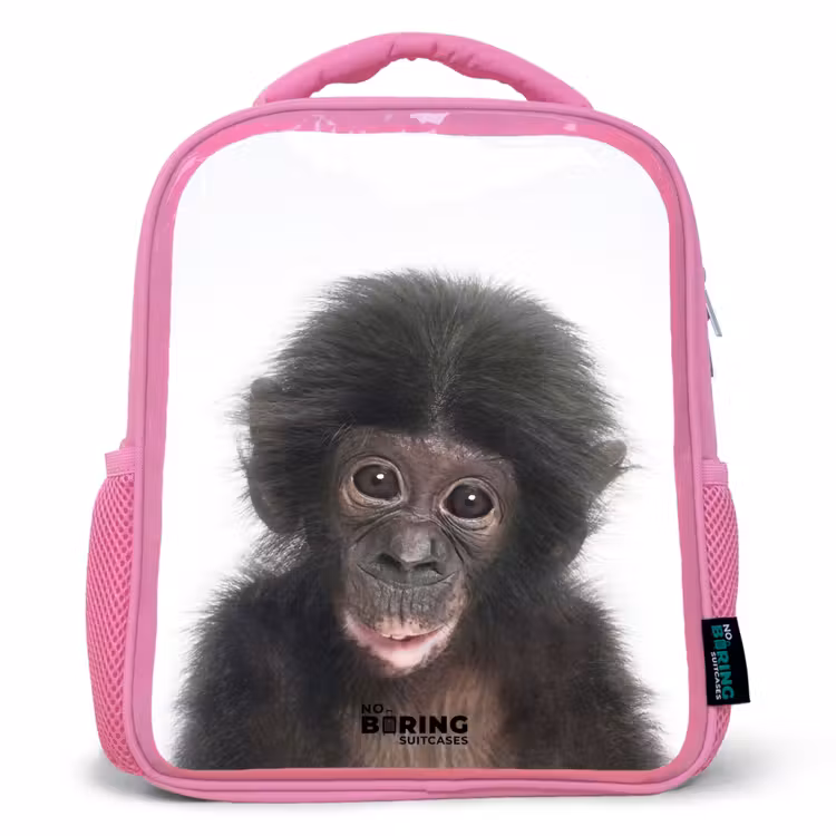 Kinderrugzak - Roze - Charlie Chimp — 1