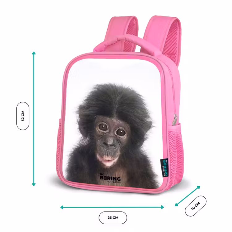 Kinderrugzak - Roze - Charlie Chimp — 3
