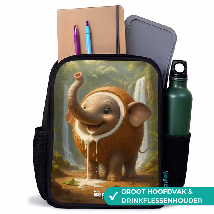 Kinderrugzak - Zwart - Coconote Elephante β 4
