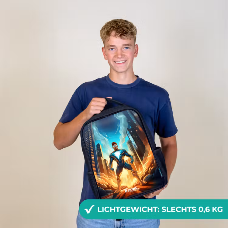 Kinderrugzak - Zwart - City superhero β 2