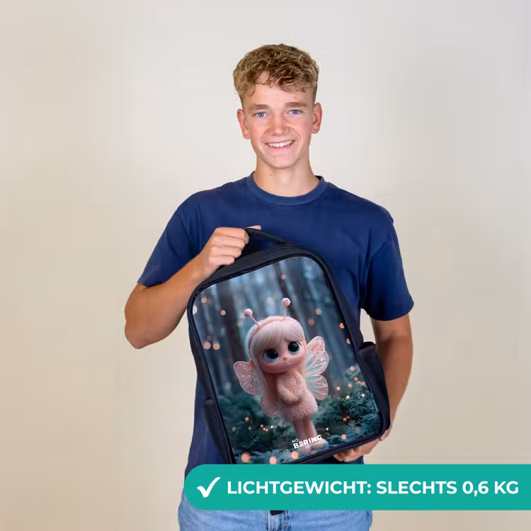 Kinderrugzak - Zwart - Fairy - Bos - Glitters — 2