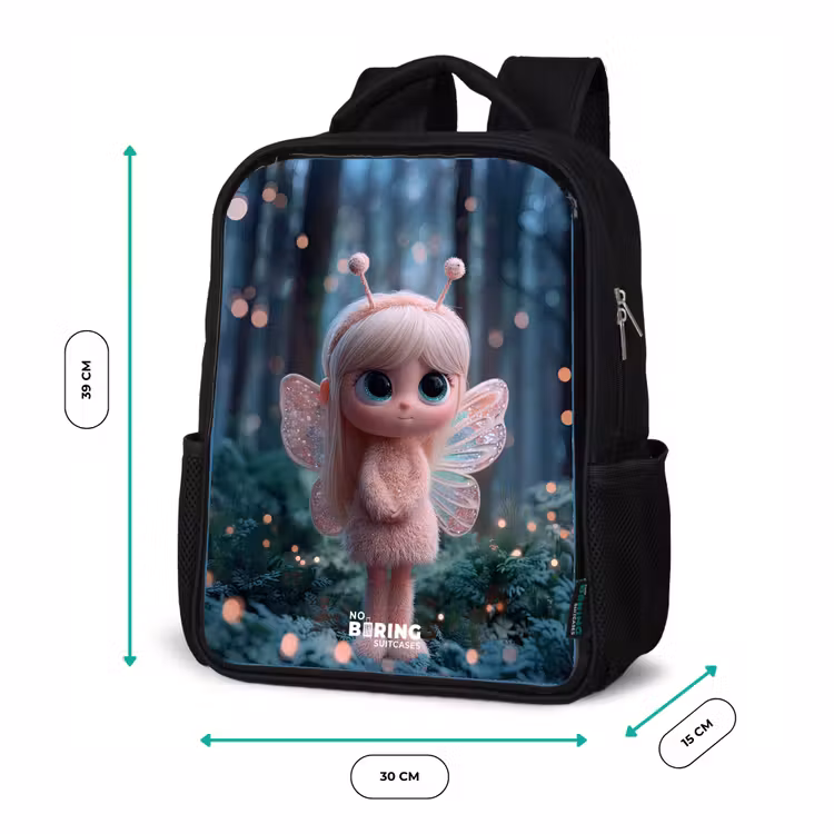 Kinderrugzak - Zwart - Fairy - Bos - Glitters — 5