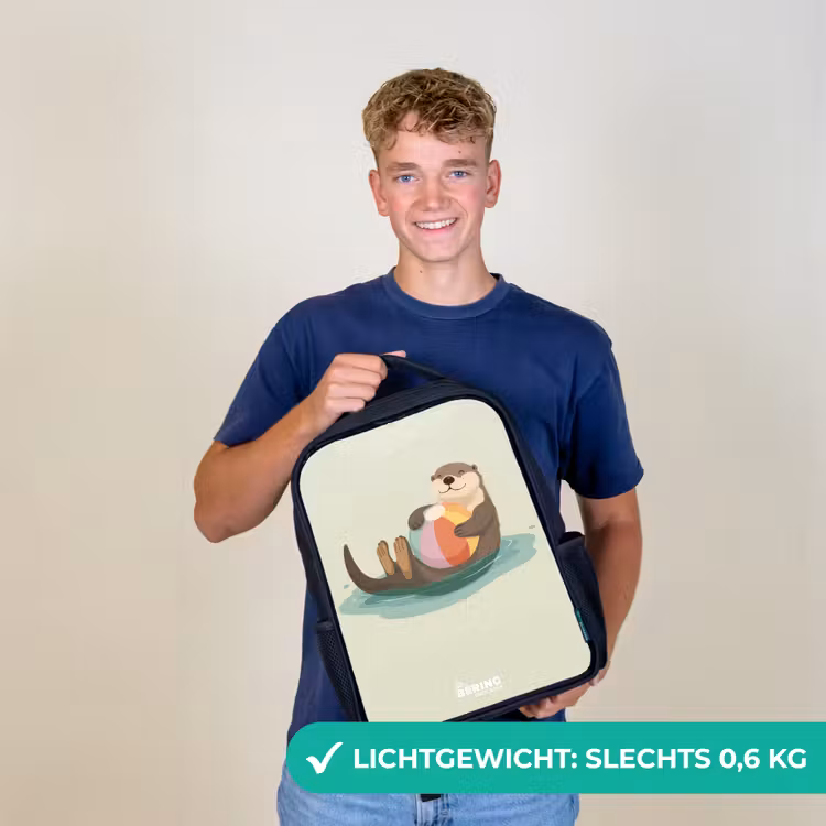 Kinderrugzak - Zwart - Otter - Strandbal - Water — 2
