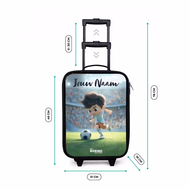 Kinderkoffers met naam - Jongen - Stadion - Voetbal - Zonlicht — 7