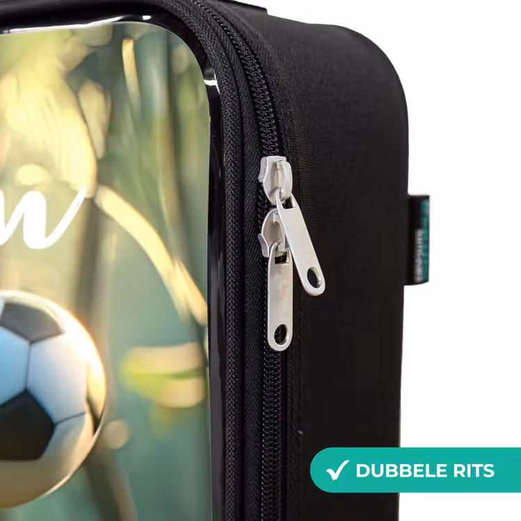Kinderkoffers met naam - Jongen - Voetbal - Bos - Bomen — 6