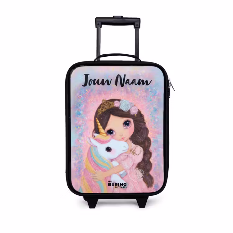Kinderkoffers met naam - Meisje - Eenhoorn - Glitter — 1